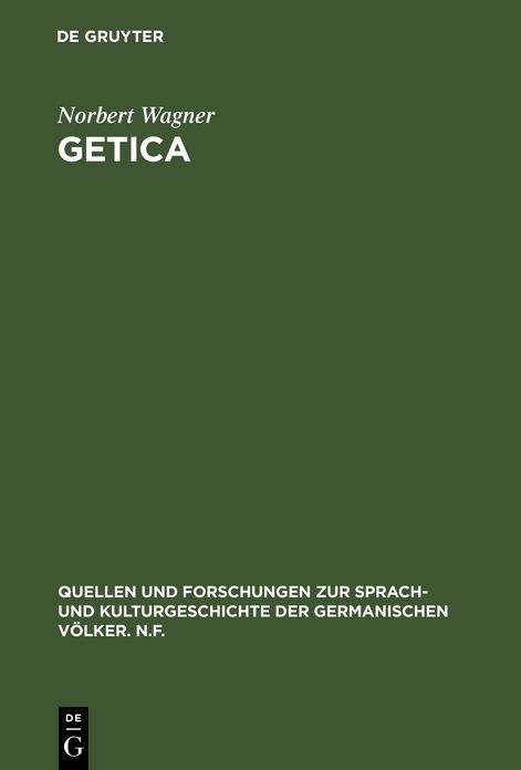Getica: Untersuchungen zum Leben des Jordanes und zur fruhen Geschichte der Goten