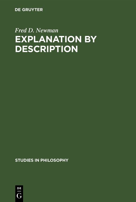 Explanation by Description: An essay on historical Methodology