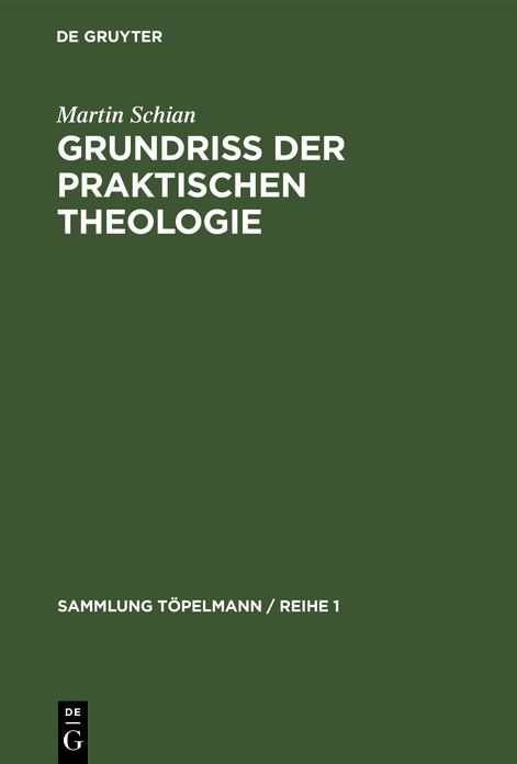 Grundriss der praktischen Theologie