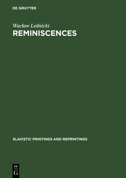 Reminiscences: The Adventures of a Modern Gil Sas during the Last War