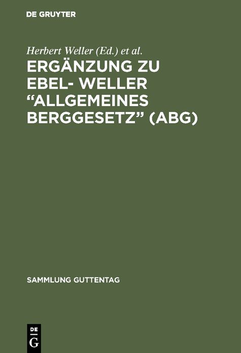 Geändert durch D. Vierte Gesetz Z. Änderung berggesetzl. Vorschriften im Lande Nordrhein-Westfalen vom 11. Juni 1968 unter Berücks. D. saarländ. Gesetzes Nr. 847 Z. Änderung D. Allgemeinen Berggesetzes vom 5. Juli 1967: Aus: Allgemeines Berggesetz (1865.