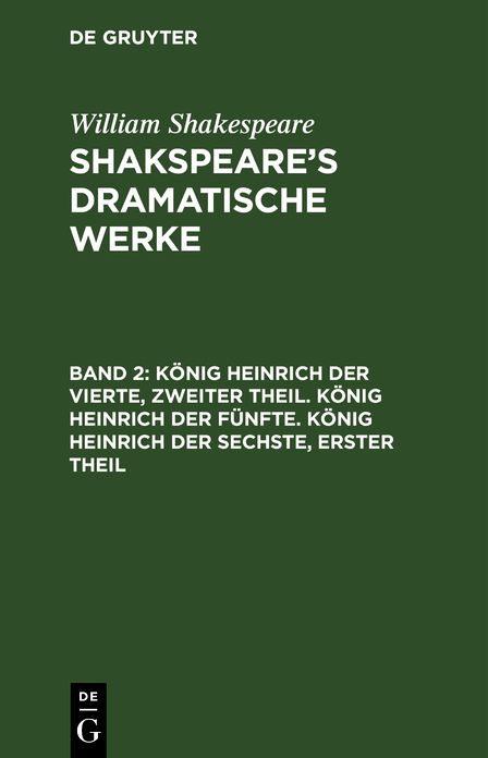 [Dramatische Werke] Shakspeare's dramatische Werke: Bd. 2