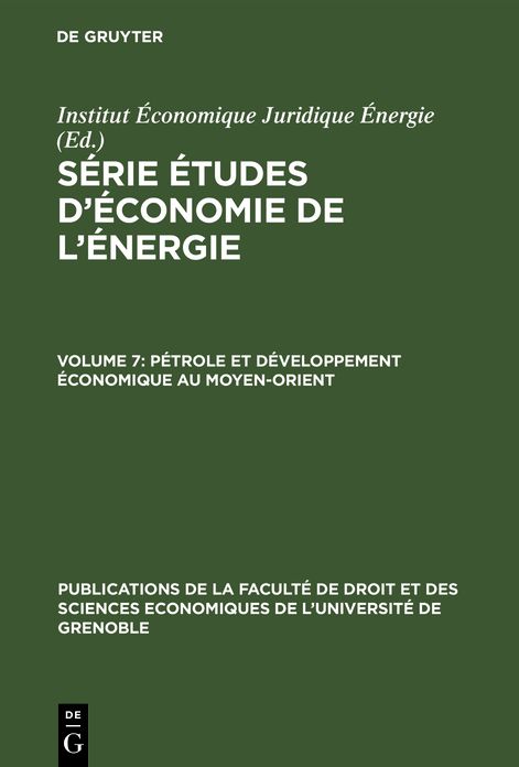 Pétrole et développement économique au Moyen-Orient