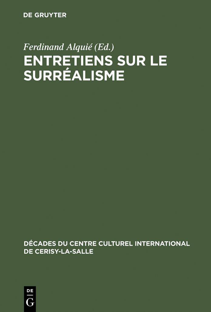 Entretiens sur le Surrealisme