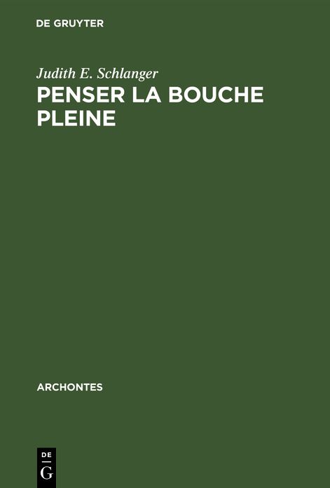 Penser la bouche Pleine