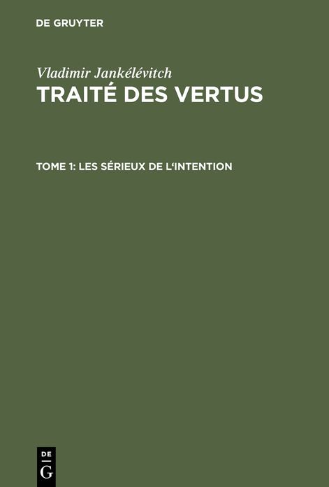 Les serieux de l'intention