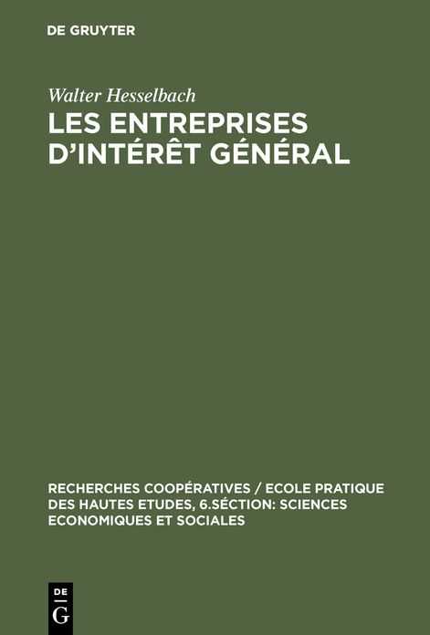 Les entreprises d'intérêt Général