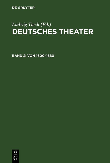 Deutsches Theater: Bd. 2