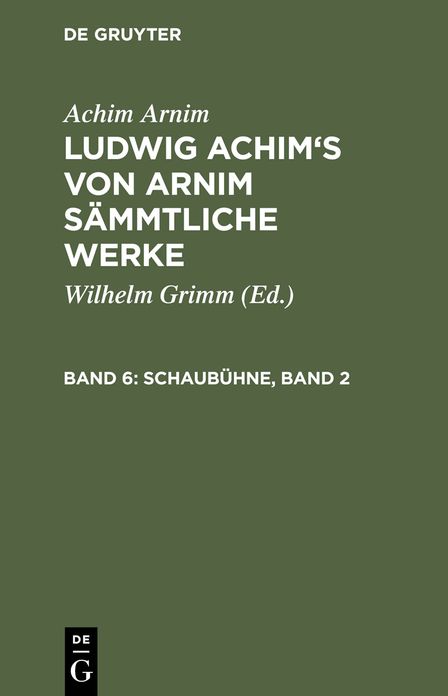 Schaubuhne, Band 2