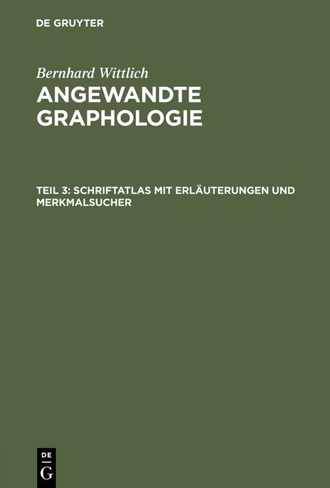 Schriftatlas mit Erlauterungen und Merkmalsucher