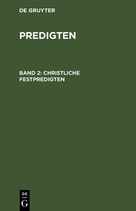 Predigten : Sammlung: 7