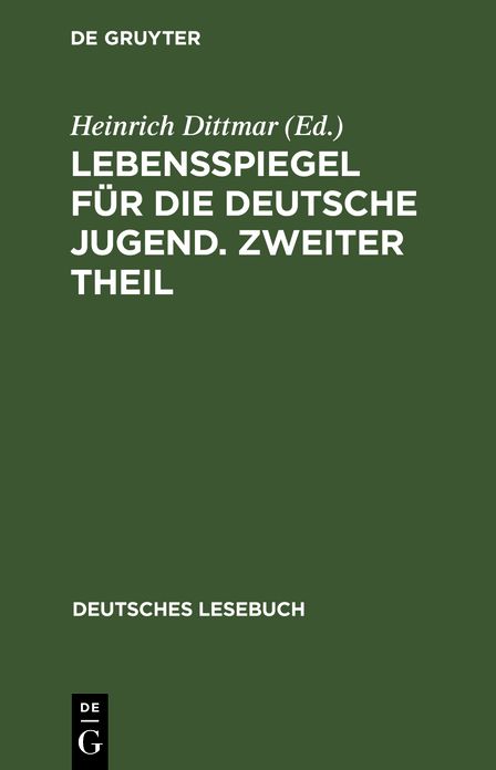 Lebensspiegel für die deutsche Jugend: Th. 2