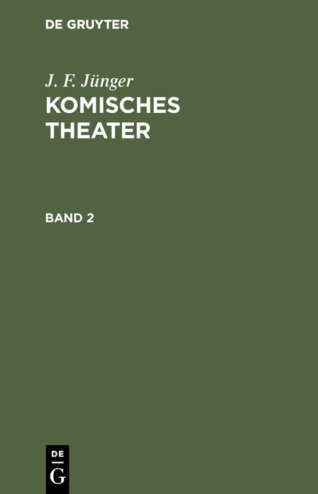 Komisches Theater: 2. Bd