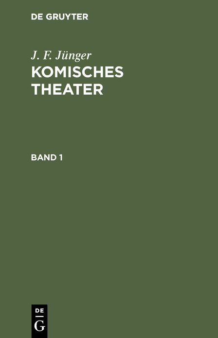 Komisches Theater: 1. Bd