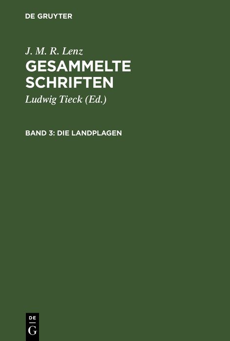 Gesammelte Schriften: Bd. 3