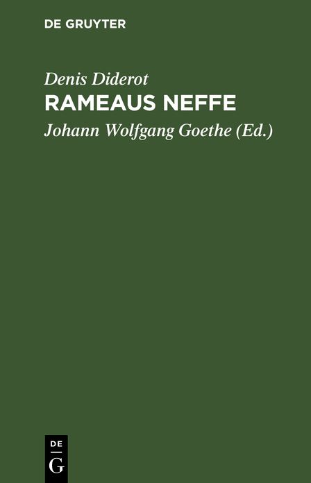 Rameaus Neffe: Ein Dialog