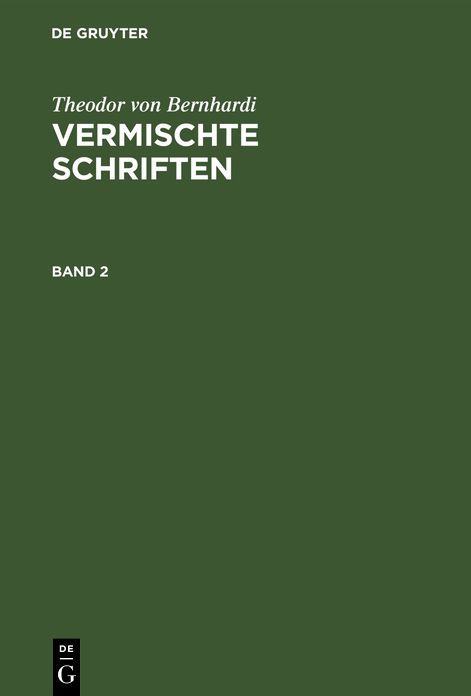 Vermischte Schriften: Bd. 2