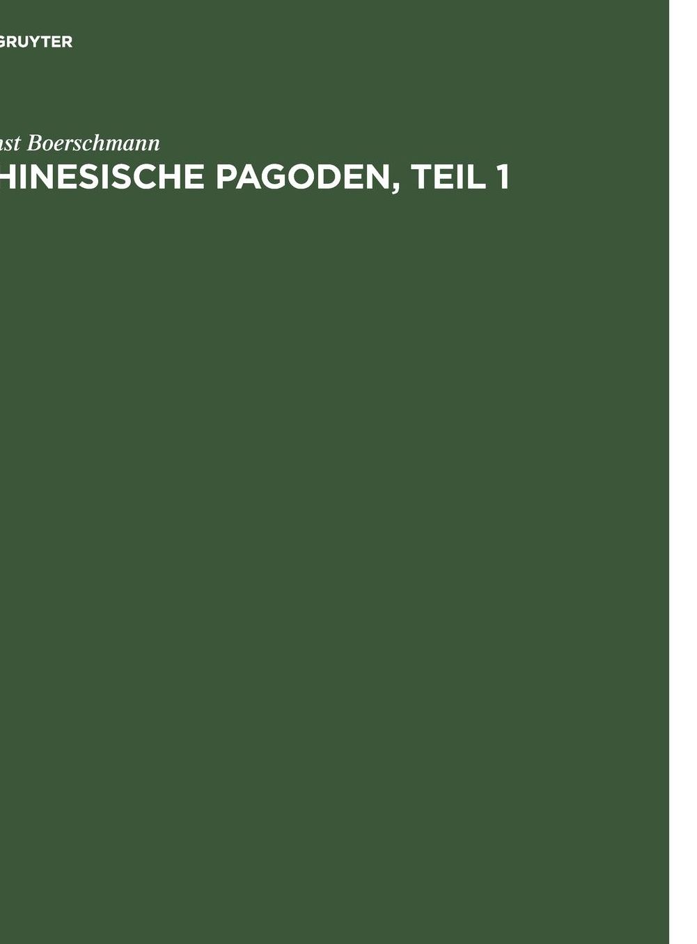 Pagoden, Teil 1