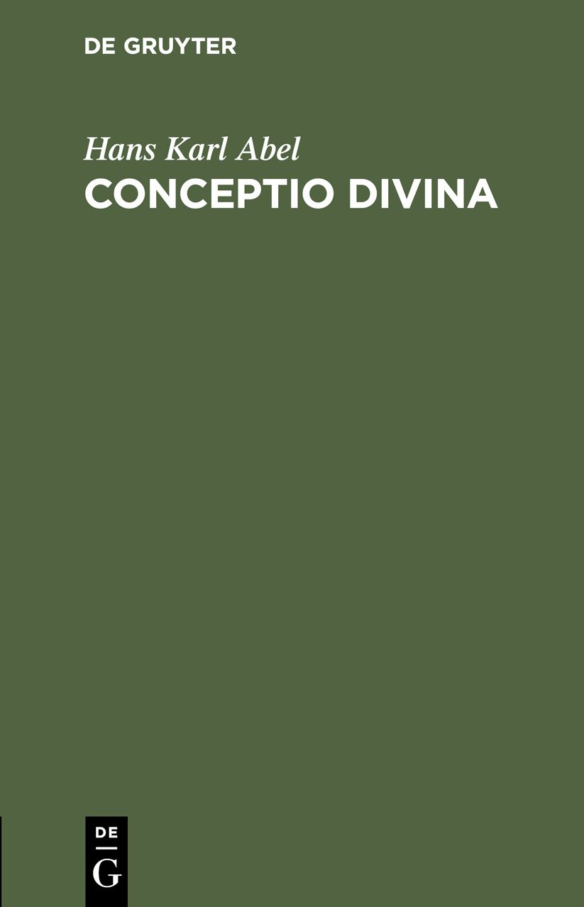 Conceptio Divina: Festspiel zur Einweihung des Gothedenkmals in Straßburg am 1. Mai 1904