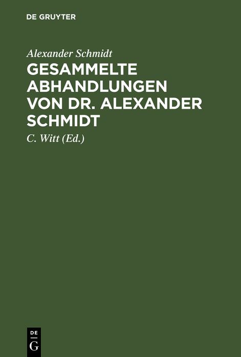 Gesammelte Abhandlungen