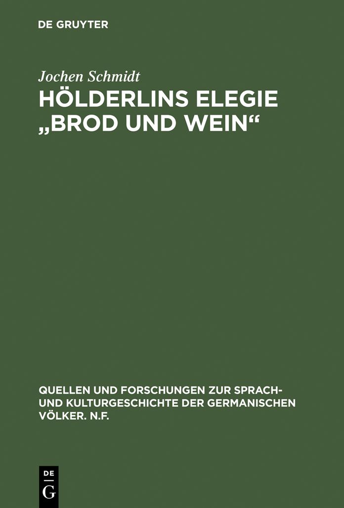 Holderlins Elegie "Brod und Wein": Die Entwicklung des hymnischen Stils in der elegischen Dichtung