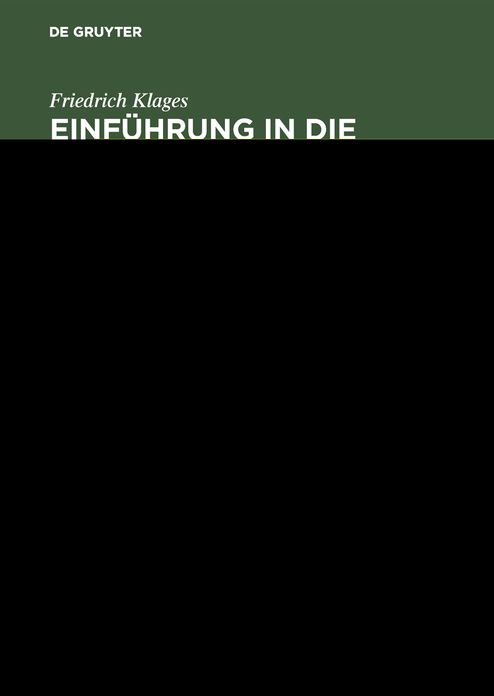 Einf Hrung in Die Organische Chemie: Mit 25 Tab.