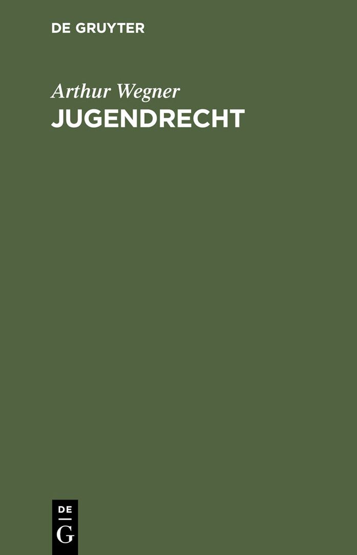 Jugendrecht: Ein Lehrbuch zur Einfuhrung