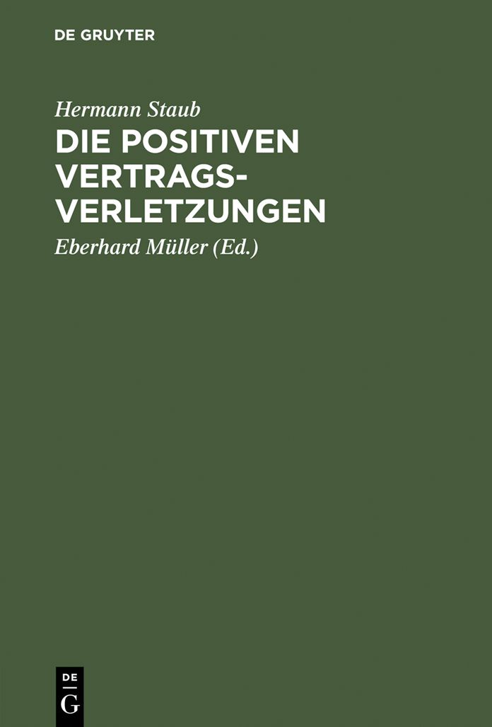 Die positiven Vertragsverletzungen