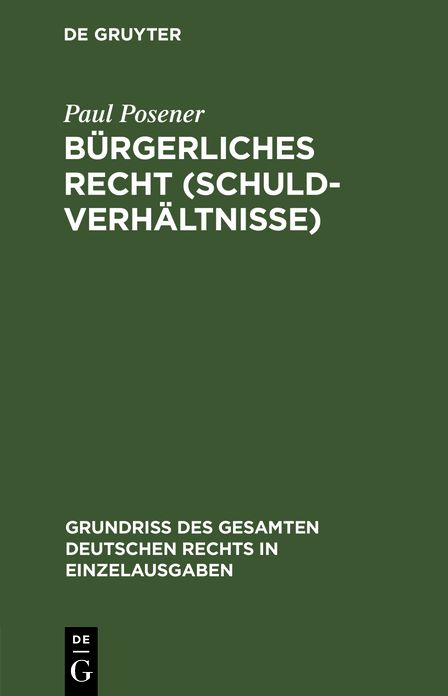 Bürgerliches Recht (Schuldverhältnisse): Bd. 2