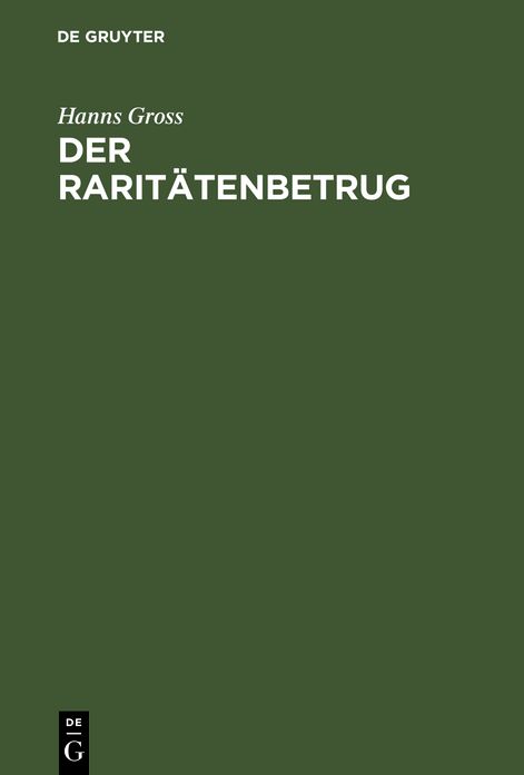 Der Raritätenbetrug