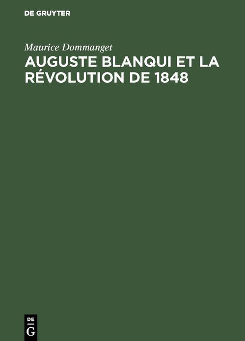 Auguste Blanqui et la révolution De 1848