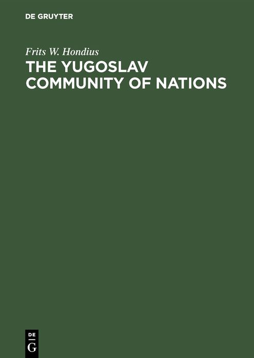 The Yugoslav community of Nations