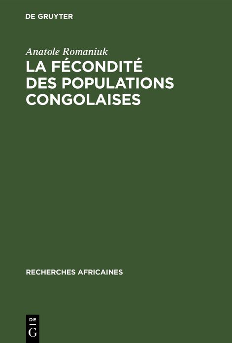 La fécondité des populations Congolaises
