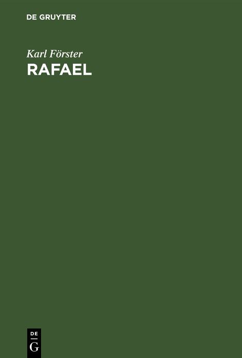 Rafael: Kunst und Künstlerleben in Gedichten