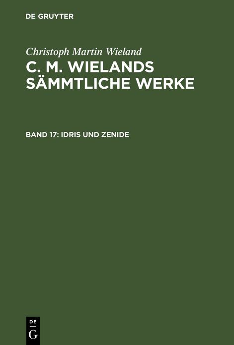 Idris und Zenide: Gesang[1-5]