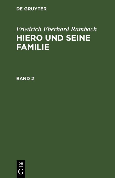 Hiero und seine Familie: Bd. 2