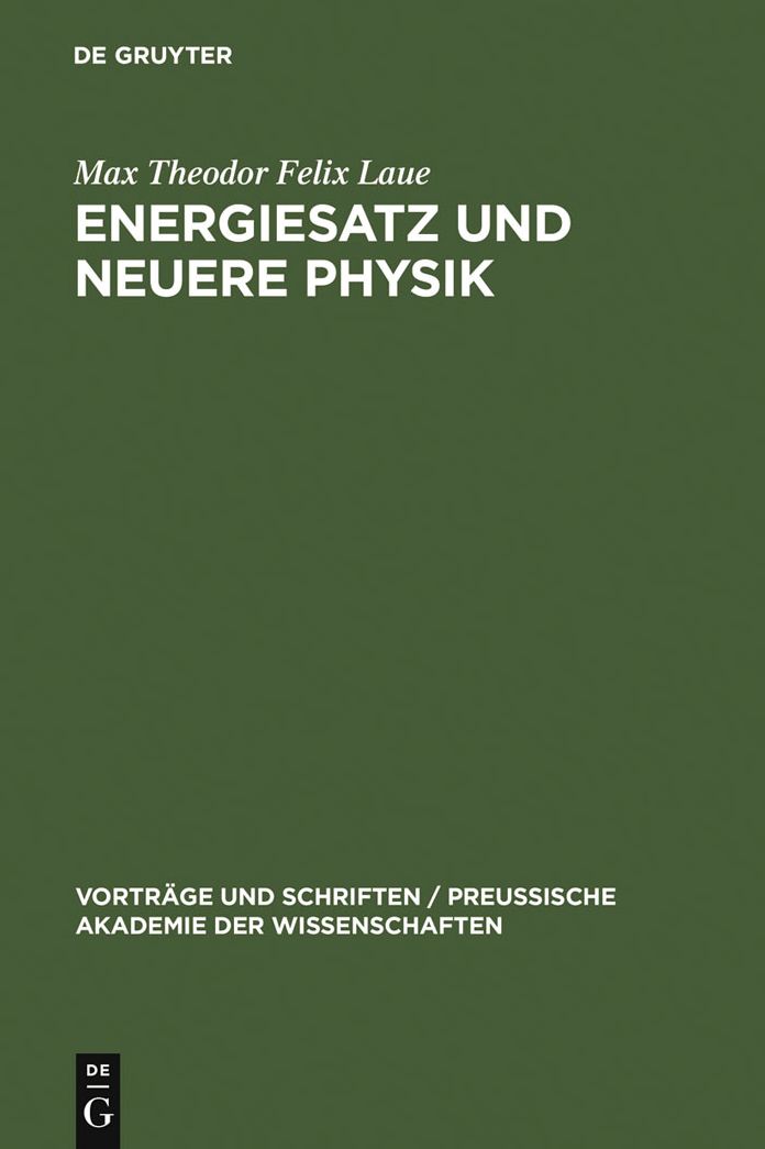 Energiesatz und neuere Physik