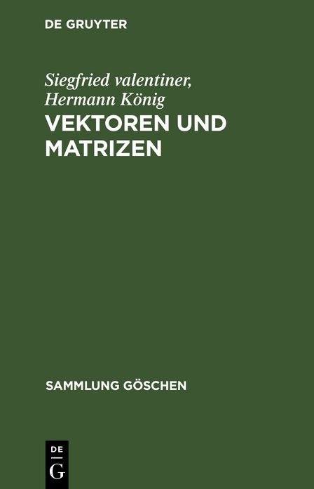 Vektoren und Matrizen