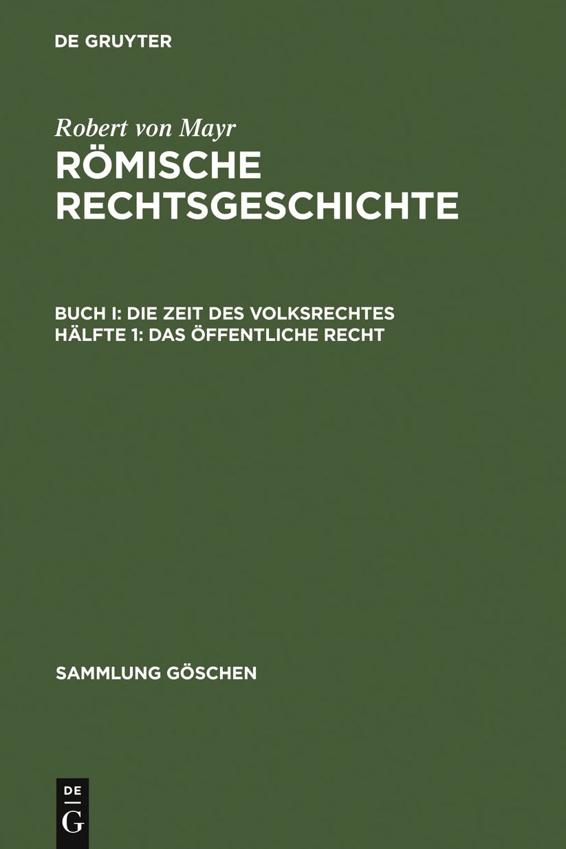 Das offentliche Recht