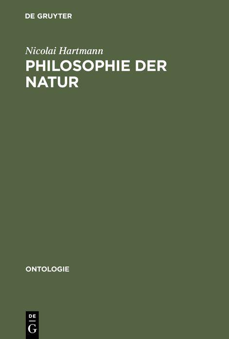 Philosophie der Natur: Abriss der speziellen Kategorienlehre