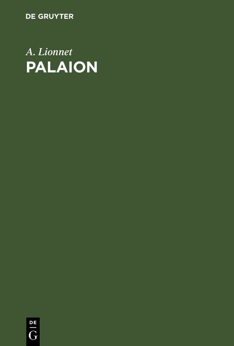 Palaion: die Alte Welt ; das Privatleben d. Alten ; in popularen Gewande
