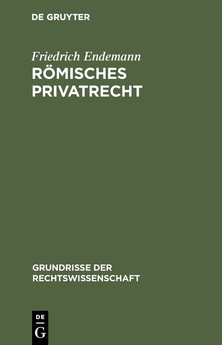 Romisches Privatrecht