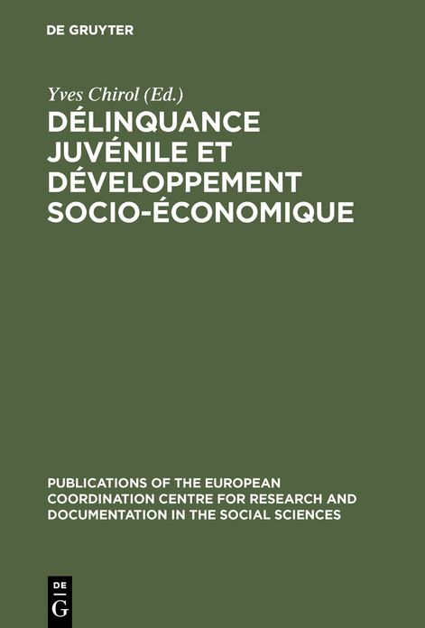 Délinquance juvénile et développement Socio-économique