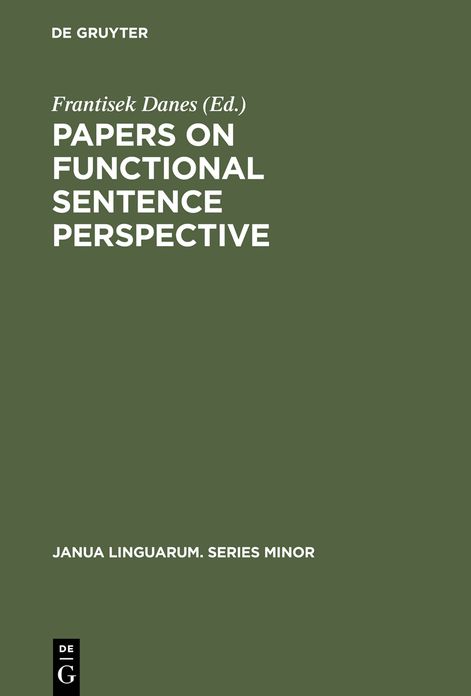 Papers on functional sentence perspective