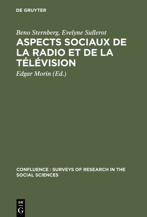 Aspects sociaux de la radio et de la television: Revue des recherches significatives 1950-1964