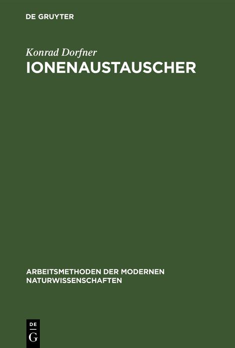 Ionenaustauscher: Eigenschaften U. Anwendungen