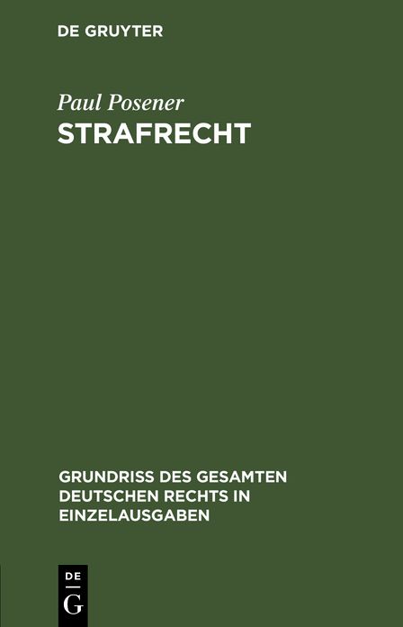 Strafrecht: Bd. 15