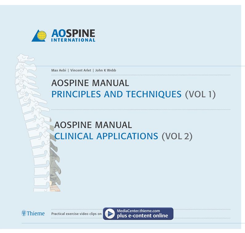 AO Spine Manual, Books and DVD