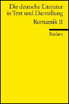 Die Deutsche Literatur 9 /Romantik 2