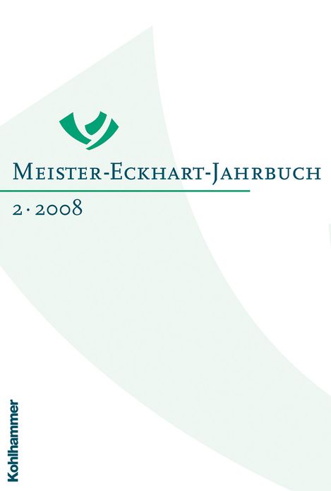 Meister-Eckhart-Jahrbuch: Band 2/2008